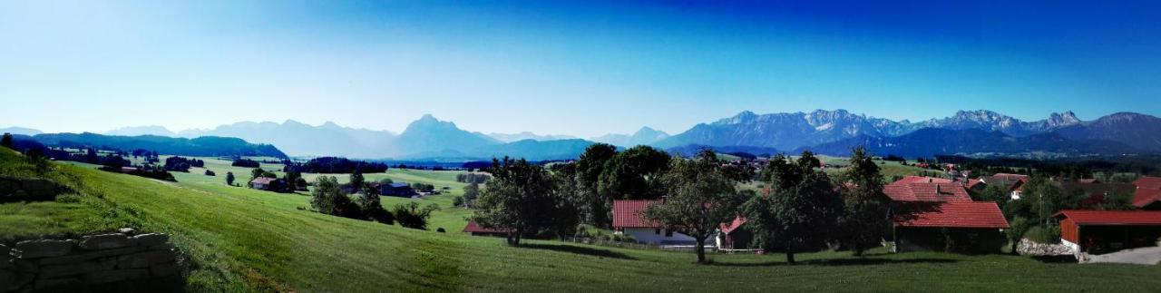 Ferienwohnung Alpenpanorama Hopferau Bagian luar foto