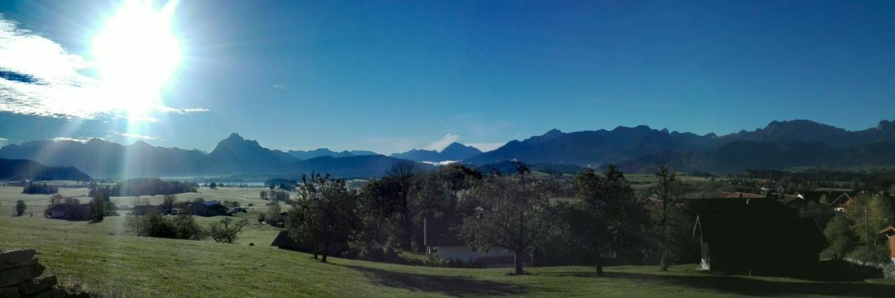 Ferienwohnung Alpenpanorama Hopferau Bagian luar foto
