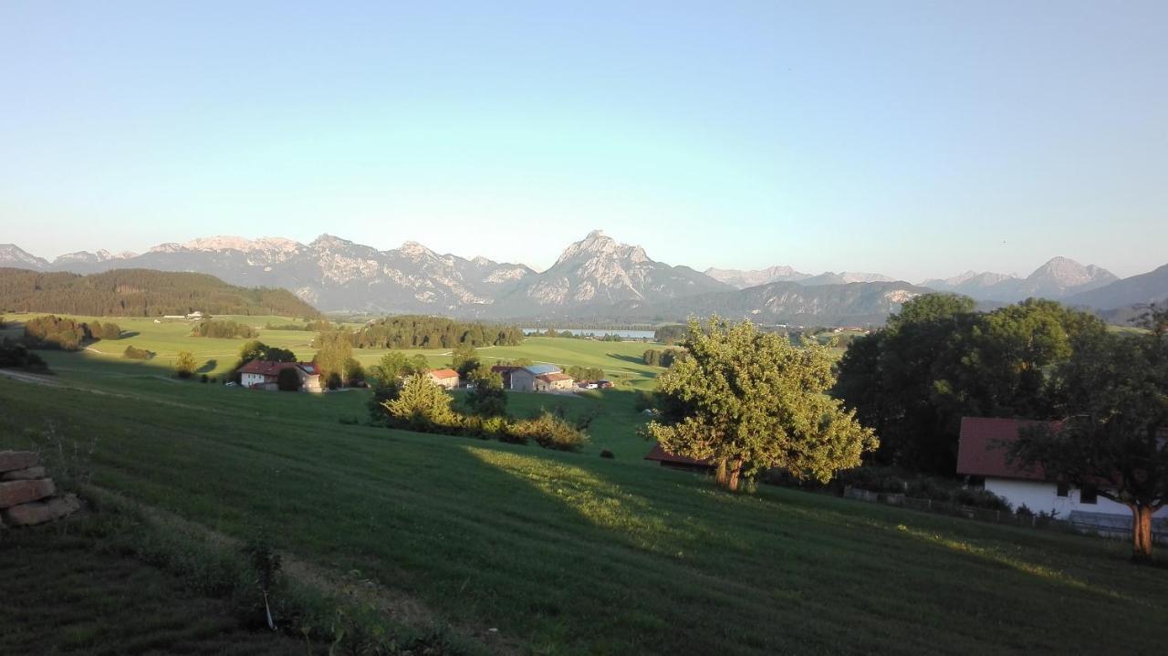 Ferienwohnung Alpenpanorama Hopferau Bagian luar foto